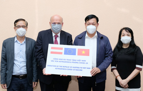 Chính phủ Áo tặng Việt Nam 50.000 liều vắc xin phòng COVID-19 AstraZeneca