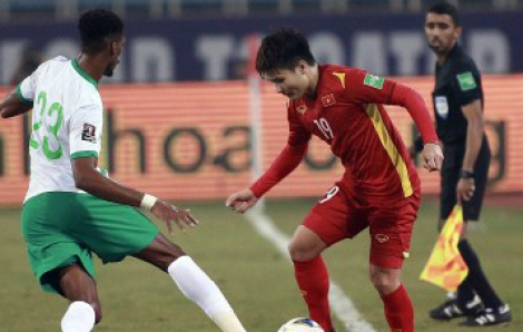 Việt Nam thua đáng tiếc trước tuyển Saudi Arabia