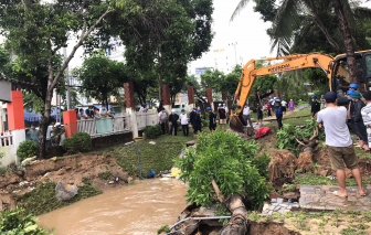 Bình Định yêu cầu công ty du lịch tháo dỡ ống cống để kịp thời thoát nước