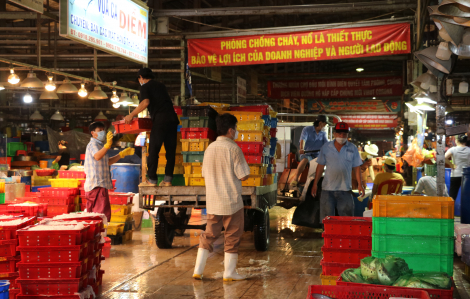 Từ tháng 12, chợ đầu mối Bình Điền khôi phục toàn bộ hoạt động