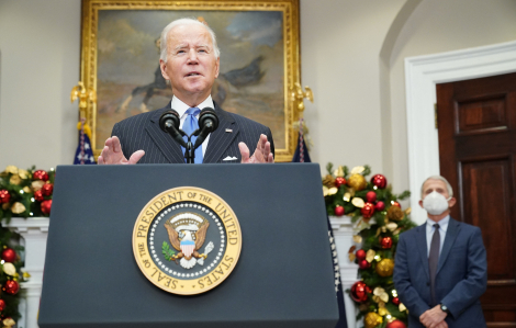Tổng thống Joe Biden: "Biến thể Omicron là nguyên nhân để lo lắng, không phải là sự hoảng sợ"