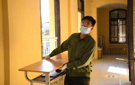 Hà Nội: Trường học tất bật dọn dẹp, sửa chữa sau thời gian dài nghỉ dịch