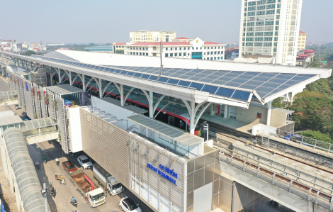 Tàu metro Nhổn - ga Hà Nội chạy thử tốc độ tối đa 80km/h