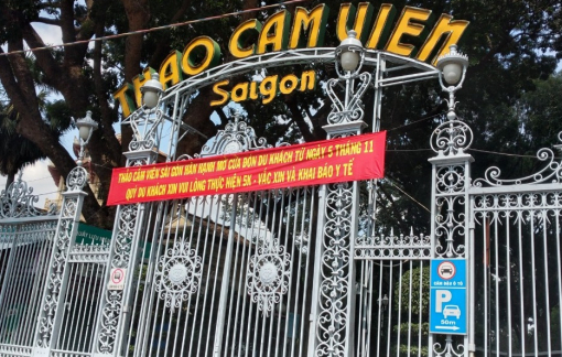 Hơn 13,4 tỷ đồng hỗ trợ Thảo cầm viên Sài Gòn