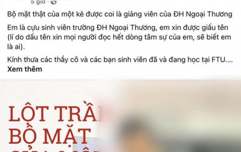 Giảng viên Trường đại học Ngoại thương lừa tiền chạy việc của sinh viên?