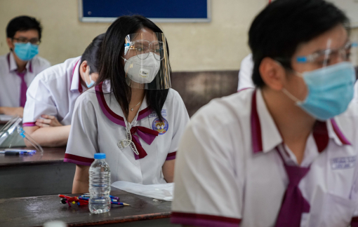 TPHCM: Chưa phát hiện trường hợp học sinh là F0 trong ngày học đầu tiên