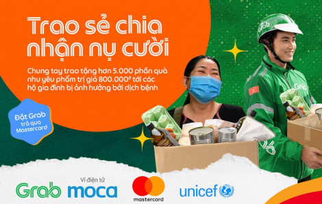 Mastercard và Grab Việt Nam hợp tác trao tặng gói hỗ trợ cho trẻ em và các gia đình bị ảnh hưởng bởi đại dịch COVID-19