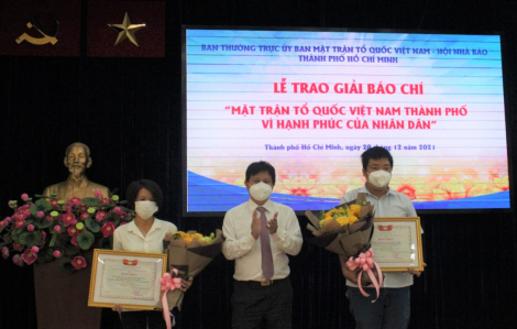 Báo Phụ Nữ TPHCM đạt giải Nhì giải báo chí “Mặt trận Tổ quốc Việt Nam TPHCM vì hạnh phúc của nhân dân”