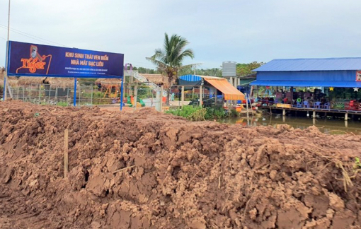 Vụ khu du lịch hoạt động trên đất đê điều: Chủ khu du lịch xin nộp phạt góp