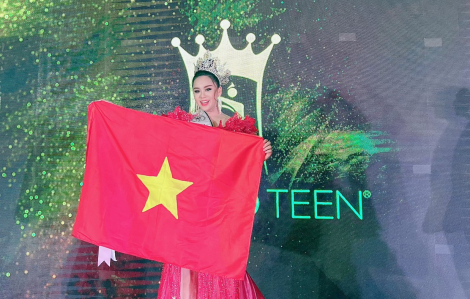 Bella Vũ Huyền Diệu đăng quang Miss Eco Teen International 2021
