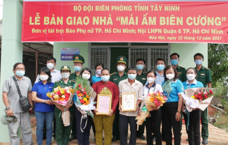 Báo Phụ Nữ TPHCM tặng “Mái ấm biên cương” tại tỉnh Tây Ninh