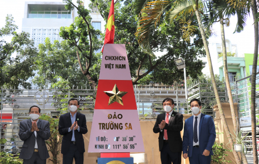 TPHCM: Khánh thành mô hình cột mốc chủ quyền biển đảo