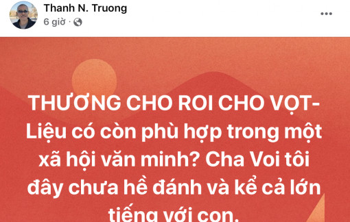 “Thương cho roi cho vọt” đúng hay sai?