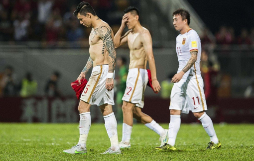 Trung Quốc cấm cầu thủ xăm mình, ai đã xăm thì phải xóa