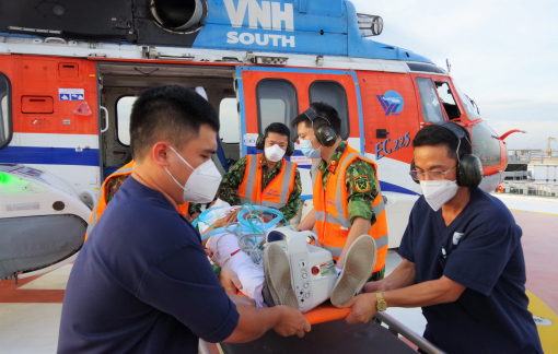 Bệnh viện ở TPHCM tập huấn cấp cứu bệnh nhân bằng trực thăng
