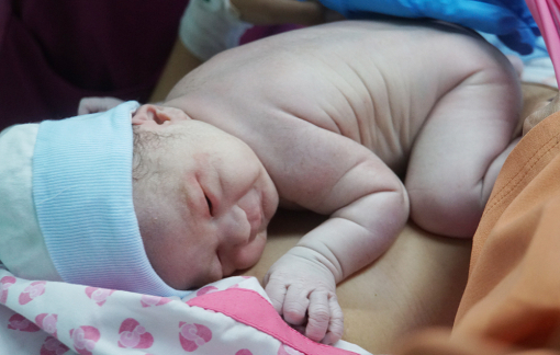 Khoảnh khắc đón chào những công dân đầu tiên của năm 2022