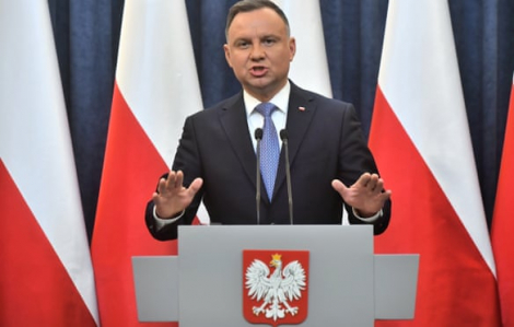 Tổng thống Ba Lan tái dương tính với COVID-19 dù đã tiêm mũi tăng cường