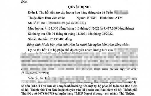 Chuyển nhầm lương hưu còn làm khó cụ bà 85 tuổi