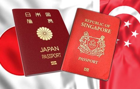 Hộ chiếu Nhật Bản và Singapore cùng chia sẻ vị trí quyền lực nhất thế giới