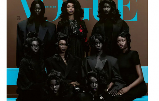 Tạp chí Vogue Anh gây ấn tượng với trang bìa 9 người mẫu gốc Phi