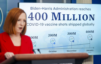 Mỹ đã tặng hơn 400 triệu liều vắc xin COVID-19 cho 112 quốc gia