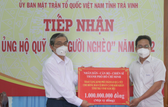 TPHCM tặng tỉnh Trà Vinh 1 tỷ đồng chăm lo tết