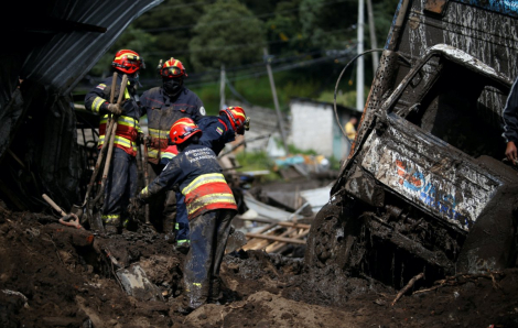 69 người thương vong sau vụ sạt lở đất do lũ ở Ecuador