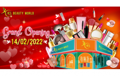 AB Beauty World khai trương siêu thị mỹ phẩm - chi nhánh Cộng Hòa: Cơ hội săn quà Valentine giá ưu đãi đến 50%++