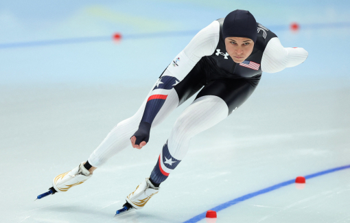 Nữ vận động viên gốc Phi đầu tiên giành huy chương vàng môn trượt băng tốc độ
