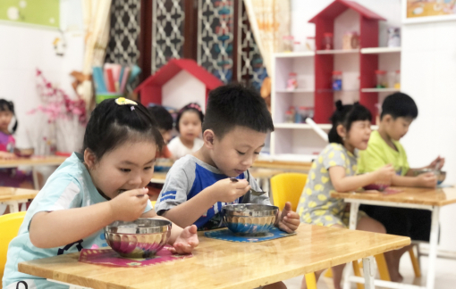 Bên trong những lớp học bán trú giữa mùa dịch