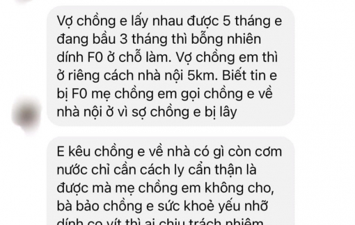 Cười ra nước mắt với chuyện chồng chăm vợ mắc COVID-19