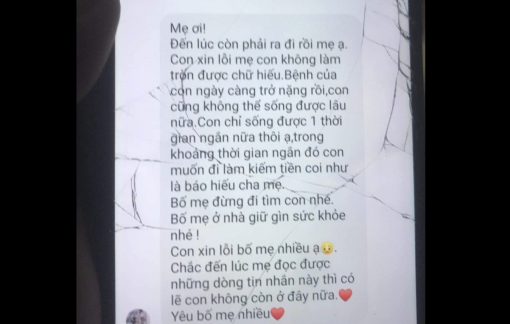 Nữ sinh lớp 10 “mất tích” sau khi khỏi COVID-19 cùng dòng tin nhắn cảm động