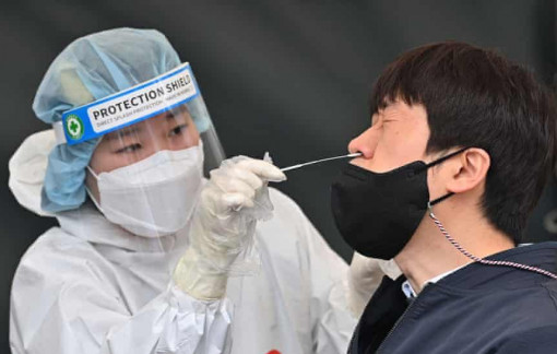Số ca nhiễm COVID-19 mới trong ngày tại Hàn Quốc vượt mốc 600.000