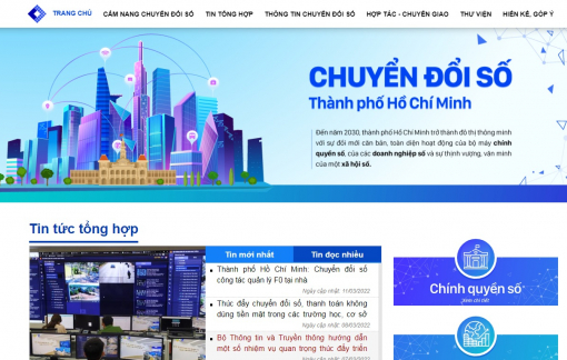 Ra mắt cổng thông tin chuyển đổi số TPHCM