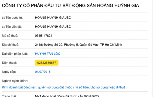 Tìm người mua dự án “ma” của Công ty Hoàng Huỳnh Gia