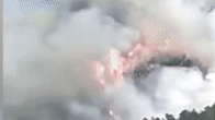 Clip: Máy bay chở 132 người rơi xuống vùng núi Quảng Tây, bốc cháy dữ dội