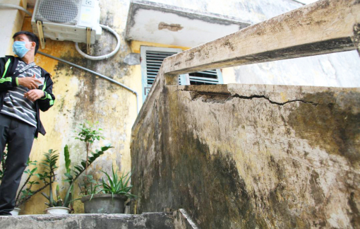 Sống nơm nớp trong những chung cư chờ… sập