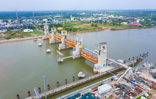 Dự án ngăn triều 10.000 tỷ được kỳ vọng hoàn thành trong năm nay