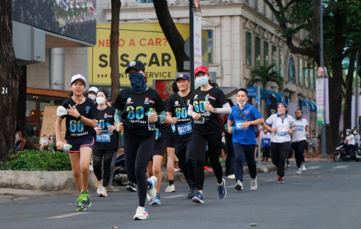 EVNHCMC sôi nổi hưởng ứng Giải chạy bộ “Bước chân xanh năm 2022”