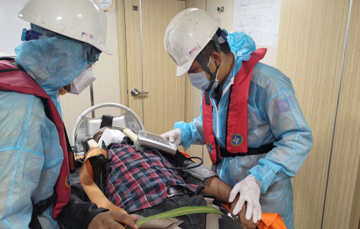 Khánh Hòa: Cứu nạn kịp thời thủy thủ tàu nước ngoài bị nhồi máu cơ tim