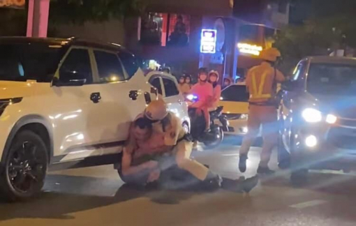 Tài xế nghi say xỉn tháo chạy khi bị CSGT dừng kiểm tra độ cồn
