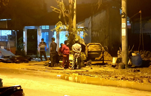 Bình Dương: 2 người tử vong bên cạnh máy trộn bê tông nghi do điện giật