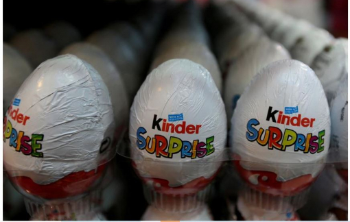 Hàng trăm trẻ em châu Âu nhiễm khuẩn salmonella từ các sản phẩm socola Kinder