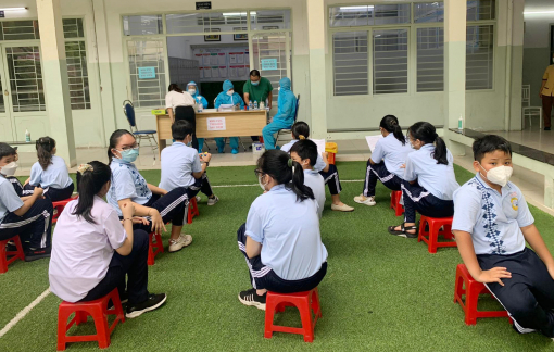 TPHCM: Hơn 10.000 trẻ em dưới 12 tuổi đã tiêm vắc xin COVID-19