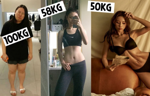 Ăn kiêng gián đoạn, cô gái trẻ giảm 50kg trong 2 năm