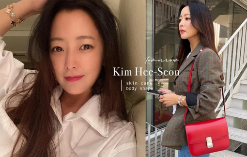 Kim Hee Sun thường xuyên uống rượu và bí quyết dưỡng da, giảm ký hiệu quả