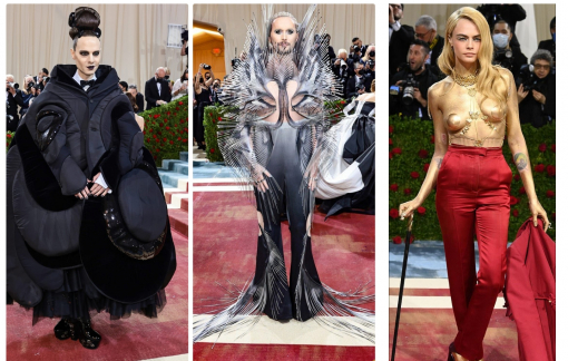 Những màn "lột đồ" ấn tượng tại Met Gala 2022