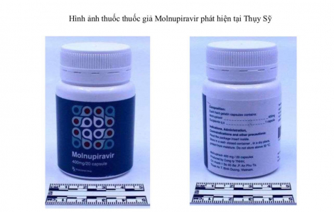 Phát hiện thuốc Molnupiravir giả tại Thụy Sỹ ghi sản xuất tại Bình Dương