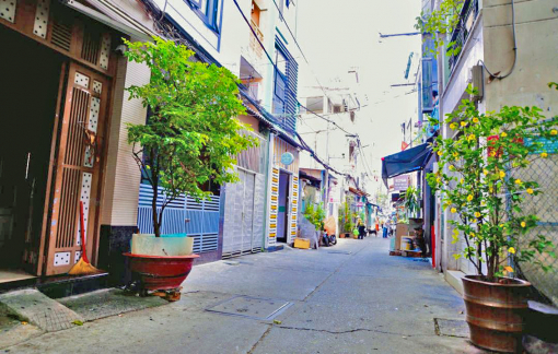Hẻm rộng rãi, khang trang là nhờ cô Liêng “thuyền trưởng”