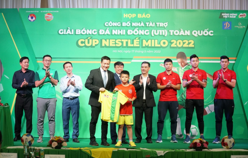 Nestlé MILO tài trợ giải bóng đá U11 toàn quốc